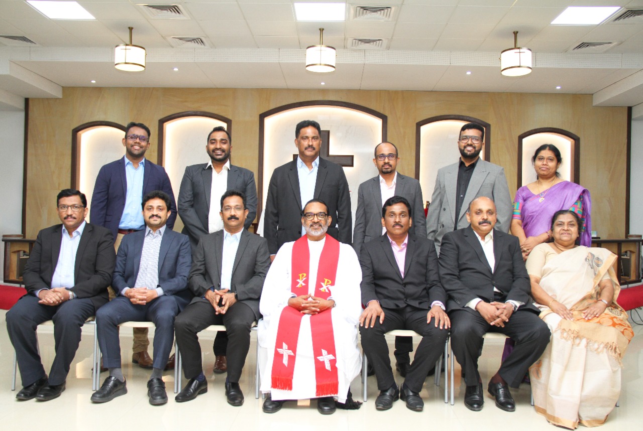 Church Committee 2022-23 with Rev. Shaji Jacob Thomas
