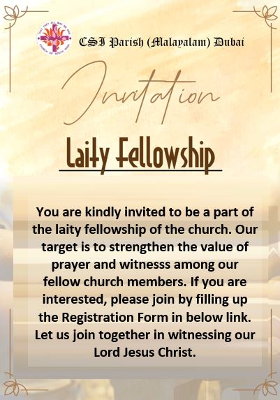 Laity Fellowship Membership Registration